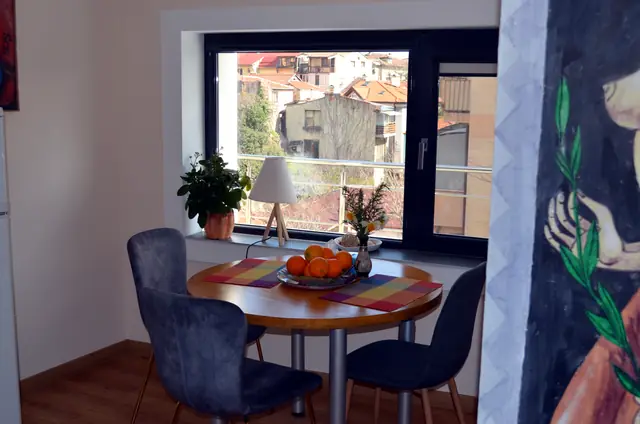 Dining table by the window, Artistic Loft